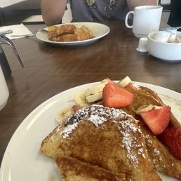 Strawberry and banana French toast and Apple cinnamon French toast Strawberry and banana French toast and Apple cinnamon French toast