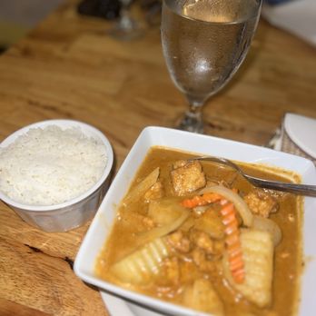 ThaiZapp Restaurant and bar - Tofu curry. Vegan friendly - Thai Near Me - Charleston, South Carolina ThaiZapp Restaurant and bar - Tofu curry. Vegan friendly - Thai Near Me - Charleston, South Carolina