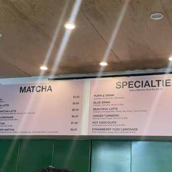 Cha Cha Matcha - Menu - Coffee & Tea Near Me - New York, New York