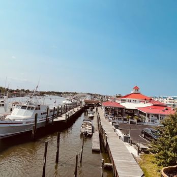 The Wheelhouse - View of restaurant from the bridge - Seafood Near Me - Lewes, Delaware The Wheelhouse - View of restaurant from the bridge - Seafood Near Me - Lewes, Delaware