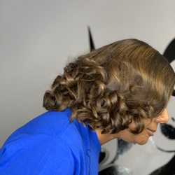 India's Shades of Beauty615 - Silk press with curls
