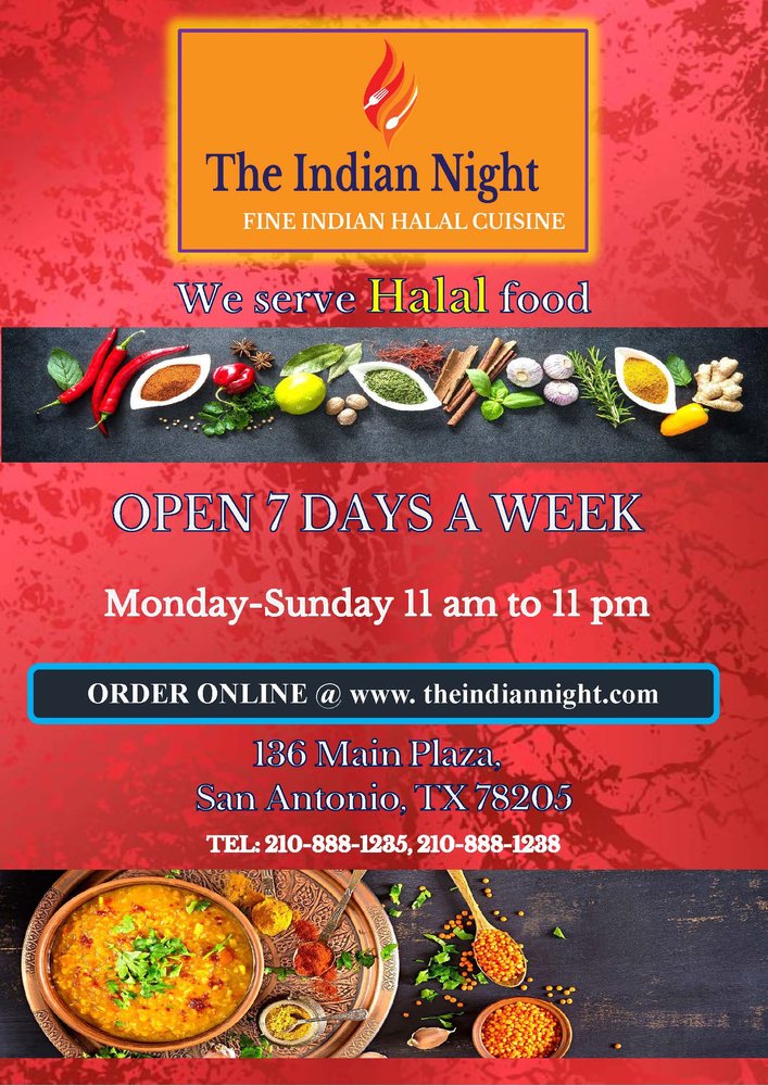 THE INDIAN NIGHT 68 Photos & 65 Reviews 136 Main Plz, San Antonio
