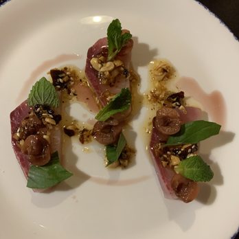 The Shack - Raw Hamachi starter - New American Near Me - Staunton, Virginia