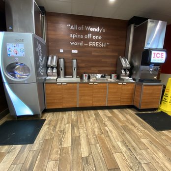 Wendy's - a coffee shop with a sign on the wall - Fast Food Near Me - Dalton, Georgia