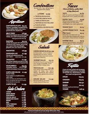 Menu photo 4 Cantaritos Restaurant & Bar Fremont, CA Menu photo 4 Cantaritos Restaurant & Bar Fremont, CA