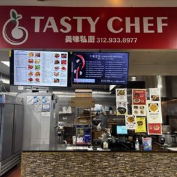 Restaurant with lunch specials on the right.