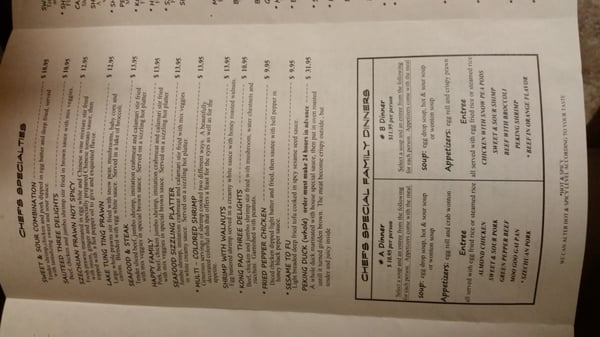 Menu photo 6 Chinatown Restaurant Kalispell, MT