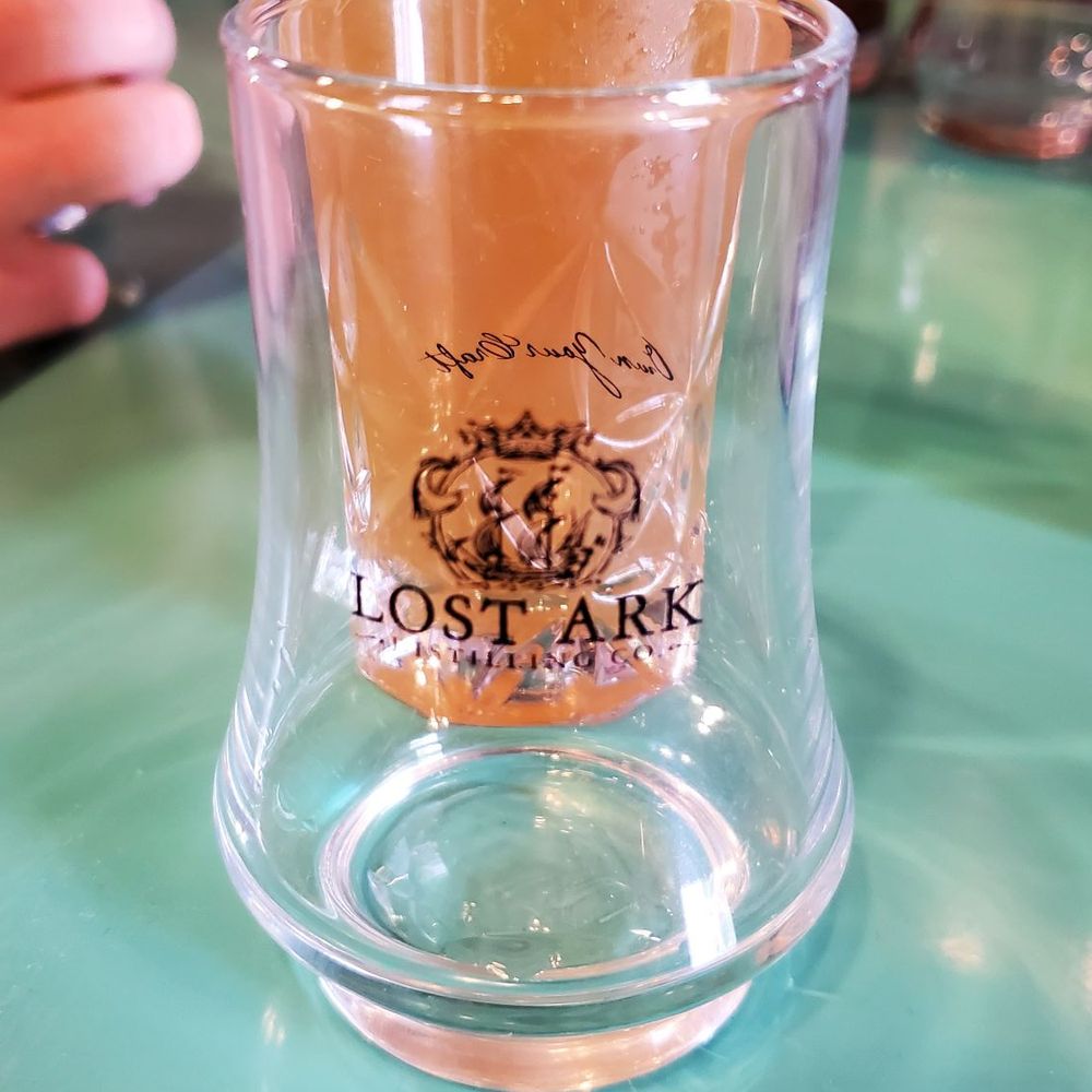 Lost Ark Distilling Company - Tasting glass you get to keep from the tour! :) - Beer, Wine & Spirits Near Me - Columbia, Maryland Lost Ark Distilling Company - Tasting glass you get to keep from the tour! :) - Beer, Wine & Spirits Near Me - Columbia, Maryland