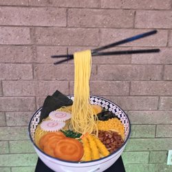 Hawaii Poke & Ramen - The Ramen display
