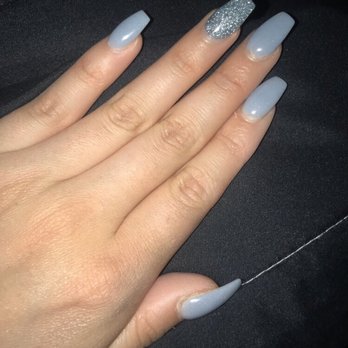 Babylon Nails & Spa - Dip powder full set, coffin style - Nail Salons Near Me - Rancho Cucamonga, California