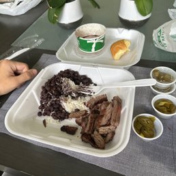 Churrasco Steak - With Rice and Beans Churrasco Steak - With Rice and Beans