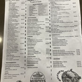 Taqueria Murphy’s - Food - Mexican Near Me - Murphys, California Taqueria Murphy’s - Food - Mexican Near Me - Murphys, California