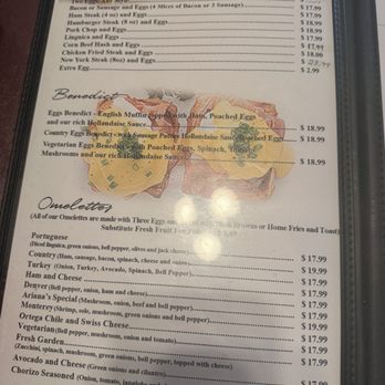 Ariana's Restaurant - Menu - American Near Me - Salinas, California