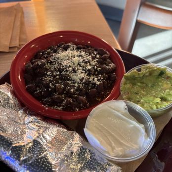 Dos Coyotes Border Cafe - My fajita plate fixings. - Mexican Near Me - Folsom, California