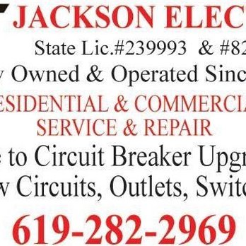 Jackson Electric - Electricians Near Me - San Diego, California Jackson Electric - Electricians Near Me - San Diego, California