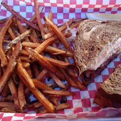Trade Winds Pub and Eatery - The Reuben with hand cut fries