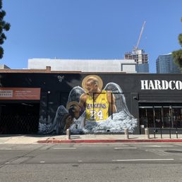 From across the street