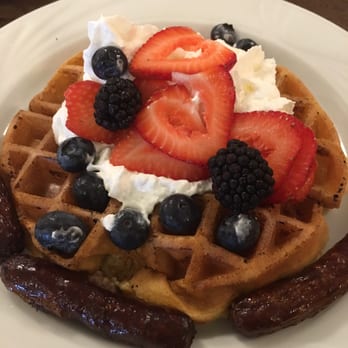 The Cutting Board - Belgian Waffle. Sausage. - Breakfast & Brunch Near Me - Aurora, Ohio The Cutting Board - Belgian Waffle. Sausage. - Breakfast & Brunch Near Me - Aurora, Ohio
