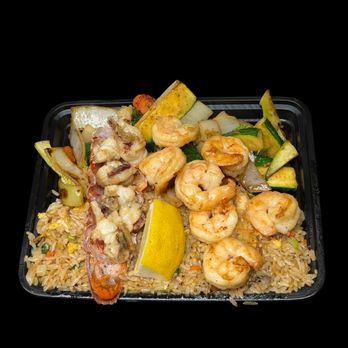 Hanami Teppanyaki Grill - Combination Lobster & Shrimp - Teppanyaki Near Me - Norwalk, California Hanami Teppanyaki Grill - Combination Lobster & Shrimp - Teppanyaki Near Me - Norwalk, California