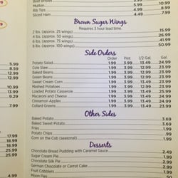 Holy Smokes Bar-B-Que & Catering - Menu