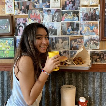 Dickey's Barbecue Pit - See the picture on mural with the girl in blue shirt ? Same girl...still in love with Dickey's - Barbeque Near Me - Houston, Texas Dickey's Barbecue Pit - See the picture on mural with the girl in blue shirt ? Same girl...still in love with Dickey's - Barbeque Near Me - Houston, Texas