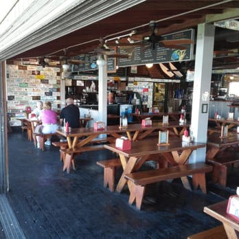 Half Shell Raw Bar - One of the dining areas - very casual - Seafood Near Me - Key West, Florida Half Shell Raw Bar - One of the dining areas - very casual - Seafood Near Me - Key West, Florida