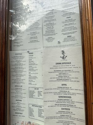Menu photo 1 Wharf Pub & Restaurant Edgartown, MA