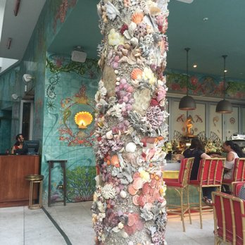 Faena Hotel Miami Beach - Seashell Column at Veranda - Hotels Near Me - Miami Beach, Florida Faena Hotel Miami Beach - Seashell Column at Veranda - Hotels Near Me - Miami Beach, Florida