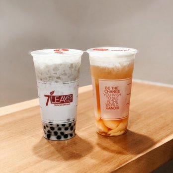 7 Leaves Cafe - Taro Milk Tea (Iced), Sea Cream Jasmine Tea - Coffee & Tea Near Me - Tustin, California 7 Leaves Cafe - Taro Milk Tea (Iced), Sea Cream Jasmine Tea - Coffee & Tea Near Me - Tustin, California