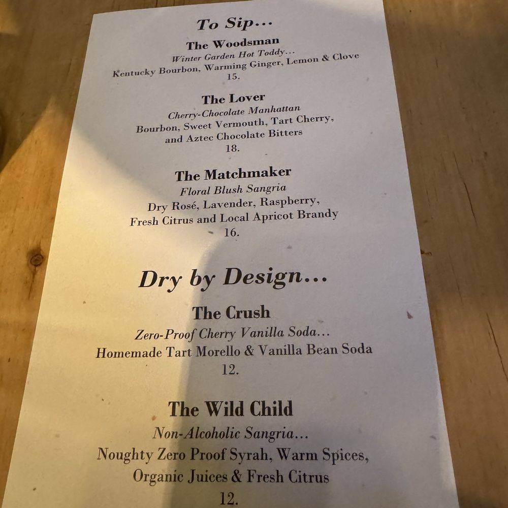 Talula's Garden - Drink Menu - New American Near Me - Philadelphia, Pennsylvania Talula's Garden - Drink Menu - New American Near Me - Philadelphia, Pennsylvania
