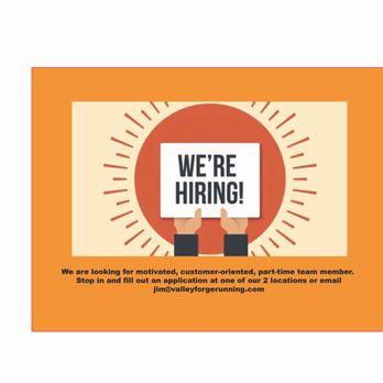 Valley Forge Running - Always looking for team members - Sports Wear Near Me - Collegeville, Pennsylvania