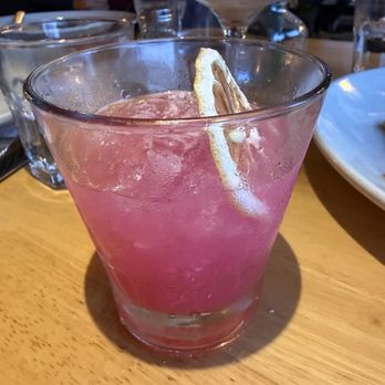 Solana Beach Kitchen - Forgot the name of this pretty cocktail but it was yummy - New American Near Me - Solana Beach, California