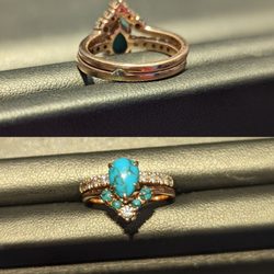 Jeweler's Bench - Top image, awful solder job. Bottom Image, uneven bands from poor worksmanship.