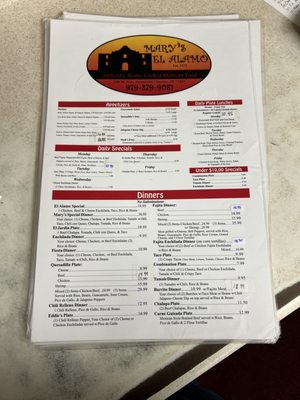 Menu photo 6 El Alamo Cafe Hearne, TX