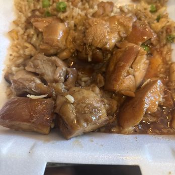 Amy's Cafe - The teriyaki chicken looks and taste like pigs feet. It's so tough.! - Chinese Near Me - Rio Linda, California