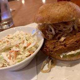 Hickory-smoked Pulled-pork Sandwich Hickory-smoked Pulled-pork Sandwich