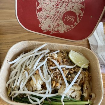 Laughing Monk Cafe - Allston - Pad Thai - Thai Near Me - Boston, Massachusetts