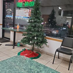 Jade Garden - Great food but they still have a Christmas tree up.