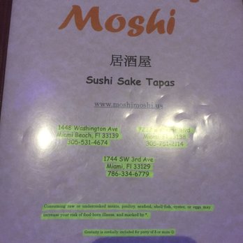 Moshi Moshi - Sushi Bars Near Me - Miami Beach, Florida