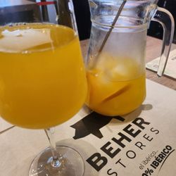 Beher - Agua de Valencia! Perfect ratio of orange juice and alcohol.