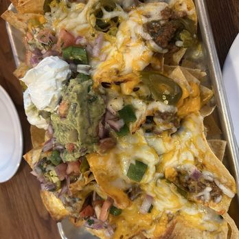 Station 25 - Hearty nachos with chili-this person has a degree in layering nachos! - New American Near Me - Newtown, Connecticut