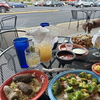Chimi's Fresh-Mex - Chicken, rice , broccoli w queso and Roasted chiles - Mexican Near Me - Bridgeton, Missouri