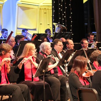 Nassau Pops Symphony Orchestra - Musicians of The Nassau Pops at the annual Christmas Concert in the Chaminade Auditorium - Performing Arts Near Me - Franklin Square, New York
