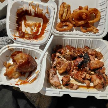 Fat Daddy's BBQ - The food that was served to me from the owner - Barbeque Near Me - Redding, California