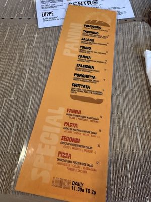 Menu photo 2 Centro Orange, CA