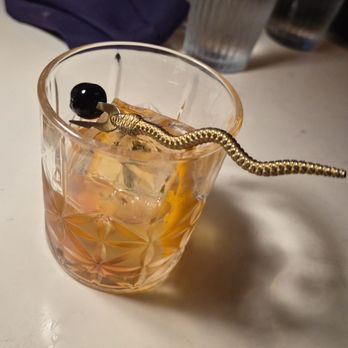 Alchemy Choose Thy Poison - Old Fashioned w Japanese whiskey... love the presentation - Mexican Near Me - San Diego, California