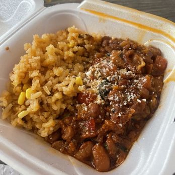 El Taco Azteca - Bridgeport - Rice and Charro Beans - New Mexican Cuisine Near Me - Chicago, Illinois