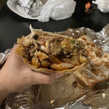 Jumbo Burrito - Carne Asada Cali Burrito with all additional toppings. ~$17 - Mexican Near Me - Oak Harbor, Washington