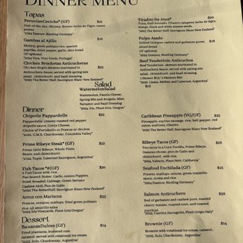 Vino Mar - Menu - Latin American Near Me - Olympia, Washington Vino Mar - Menu - Latin American Near Me - Olympia, Washington