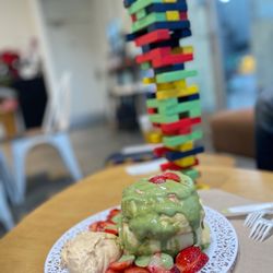 Miss Cheese Tea Cafe - Matcha soufflé